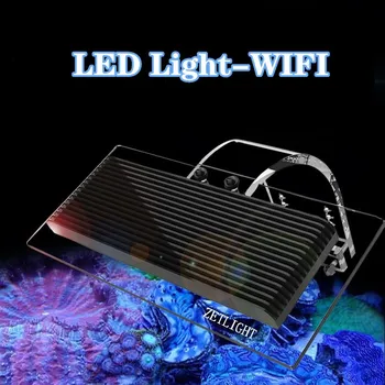 Zetlight ZA1201 WiFi Аквариум со светодиодной подсветкой Восход Закат Кораллы Растут в соленой воде Освещение для морских рифовых рыб Nano Tank acquario