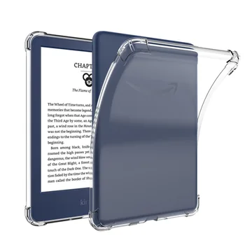 Для совершенно нового Kindle 11-го поколения 2022 Чехол Прозрачная Силиконовая задняя крышка из ТПУ для Kindle 2022 Защитный планшет Funda Capa
