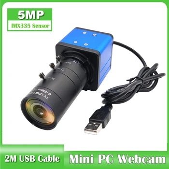 NEOCoolcam HD 5-Мегапиксельный Датчик IMX335 2,8-12 мм/5-50 мм Ручной Варифокальный Объектив Мини Промышленная USB Веб-камера Для ПК Видеокамера