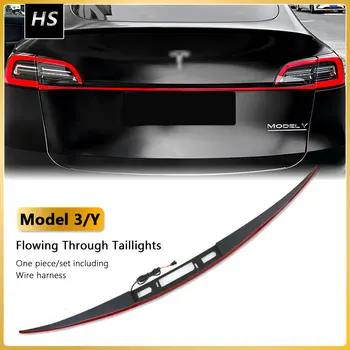 Для автомобиля Tesla Модели Y 3 Через задний фонарь Динамическая задняя световая полоса Обновление и модификация украшения M3 Y