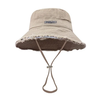 Летняя Весенняя панама Для Взрослых, Солнцезащитная Рыбацкая шляпа, Дышащая шляпа Для Отдыха F3MD